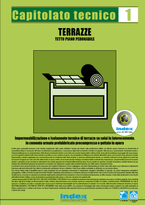 Tetto piano pedonabile terrazze Impermeabilizzazione tetto piano